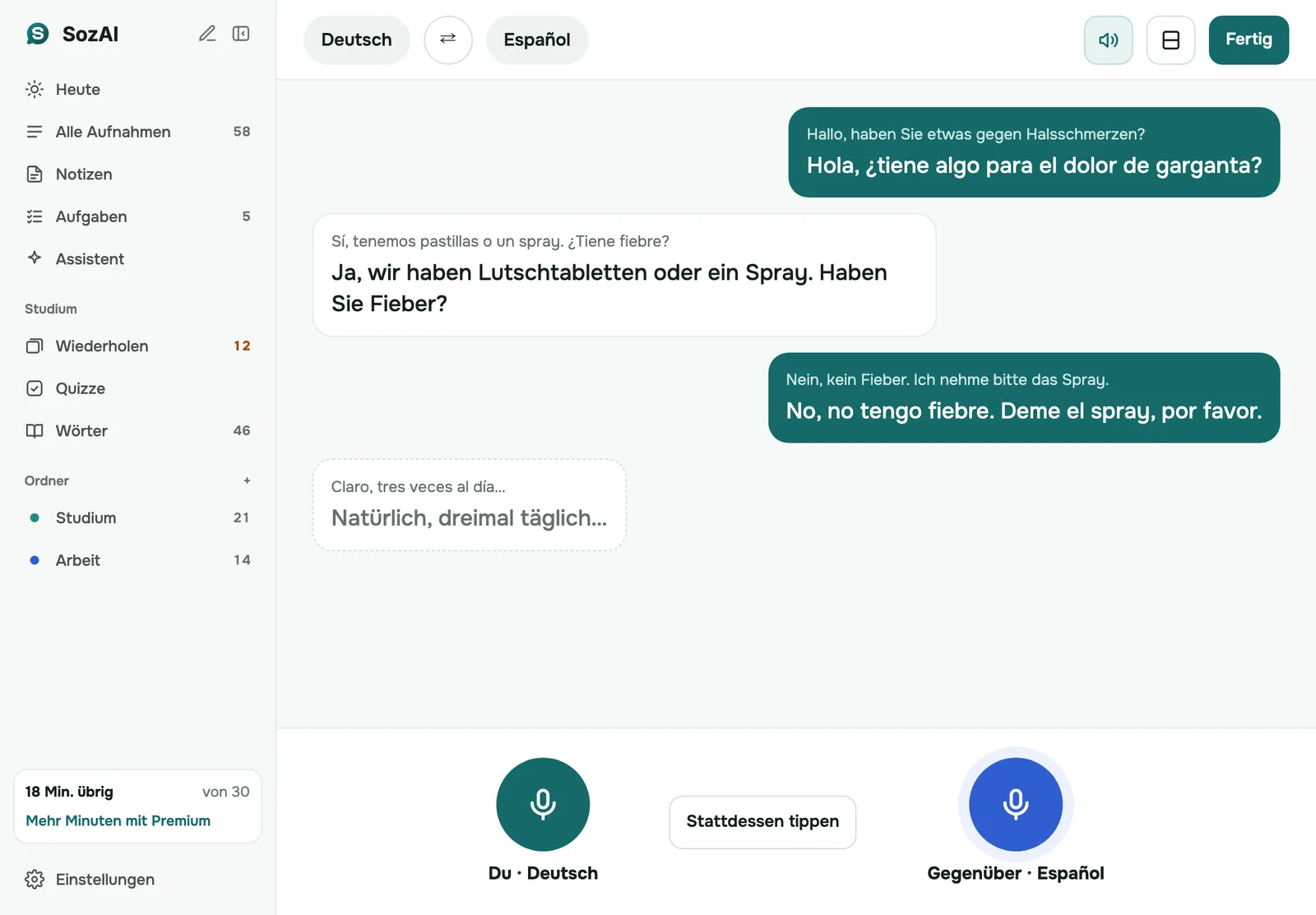 Sprechen Sie Ihre Sprache.Sie verstehen ihre.