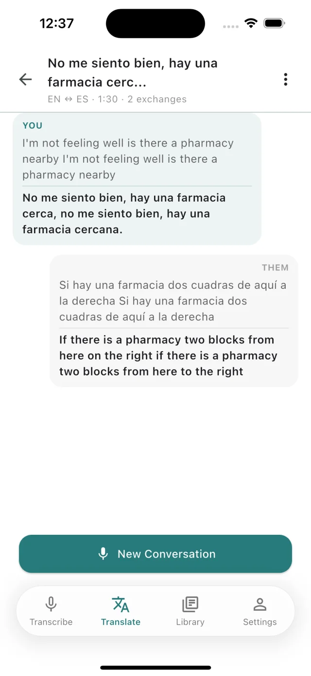 Full History — Review the entire conversation