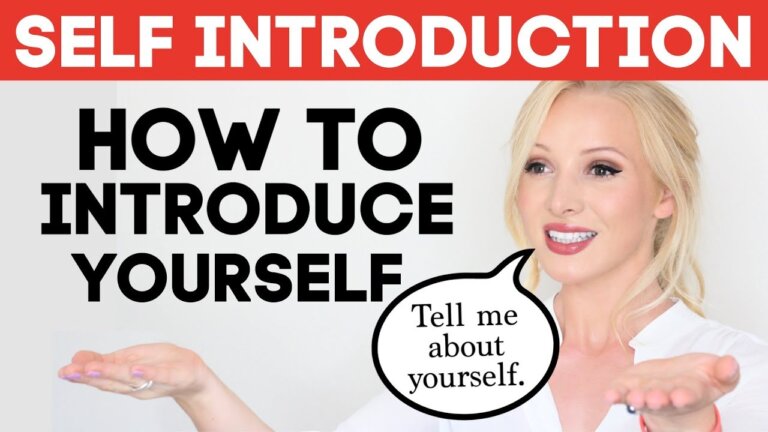 SELF INTRODUCTION | How to Introduce Yourself in Englis… — Transcript
