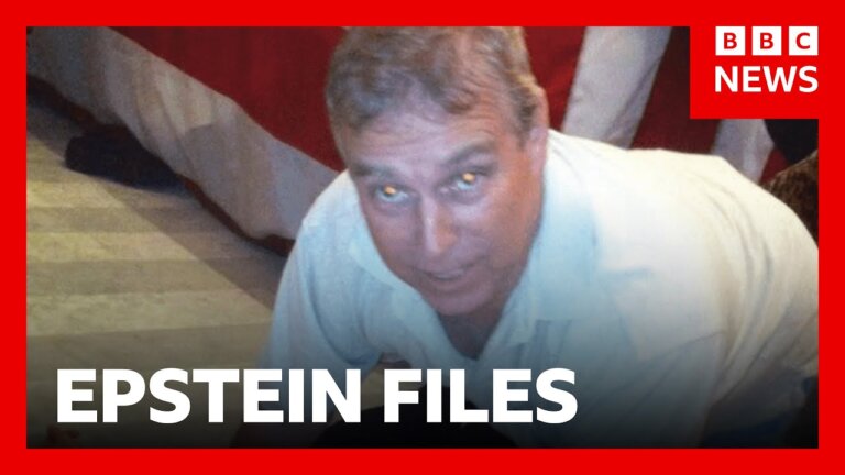 New photos from Epstein files appears to show Andrew on… — Transcript
