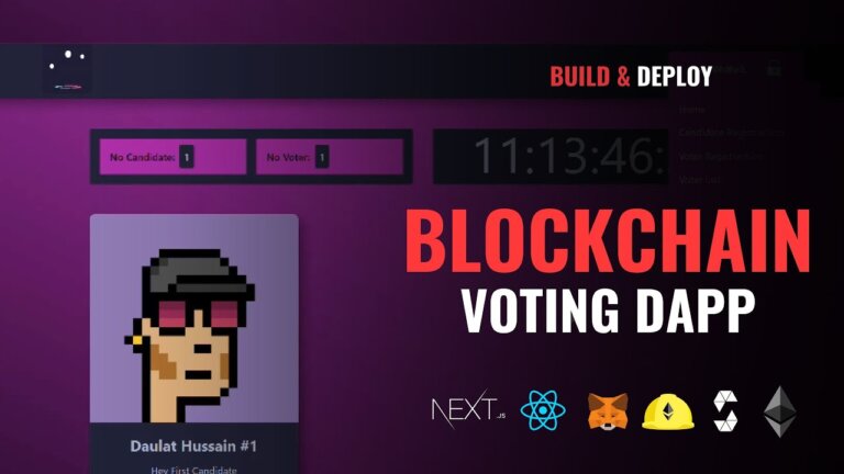 Build Blockchain Voting Dapp (Decentralized) using Next… — Transcript