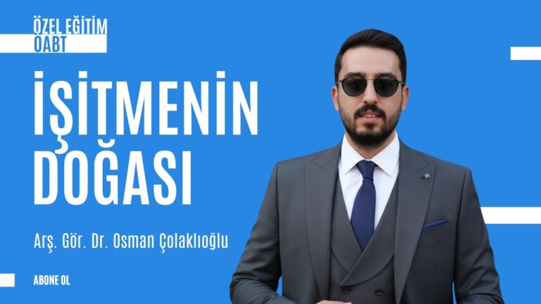 ÖABT ÖZEL EĞİTİM İŞİTME -1 İşitmenin Doğası Arş. Gör. D… — Transcript