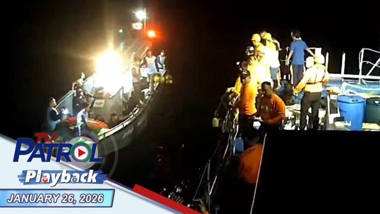 TV Patrol Playback | January 26, 2026 — Transcript