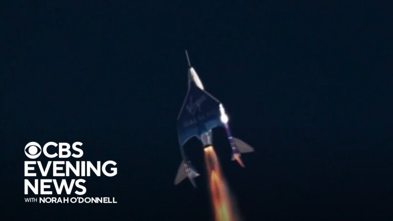 Virgin Galactic makes history with first space tourist … — Transcript
